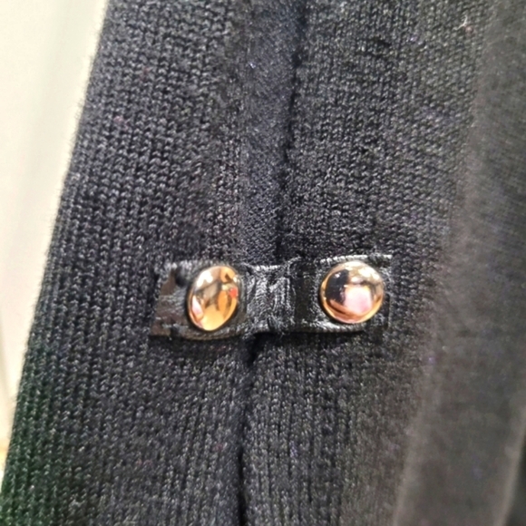 2X Metallic Accent Open Cut Long Sleeve Boat Neck Tunic - Picture 4 of 6